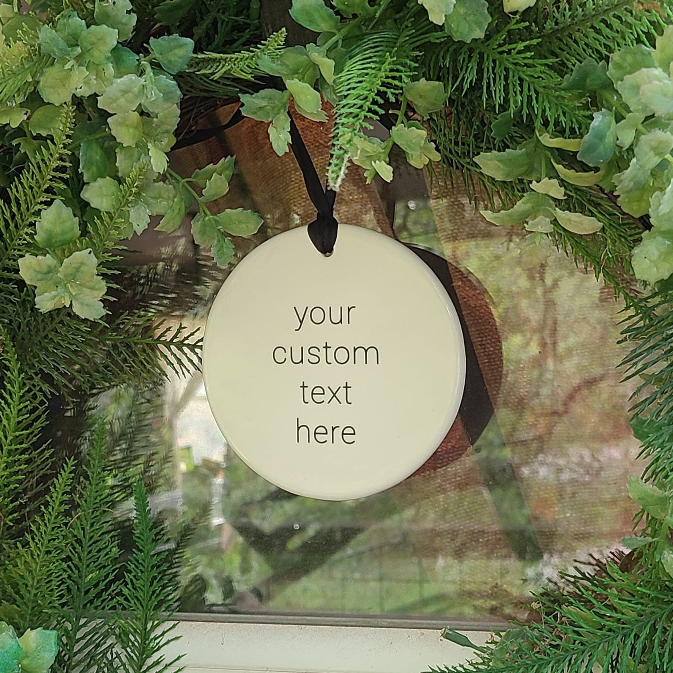 Sign Custom, Personalized Door Sign, Ceramic Sign - different sizes to choose from