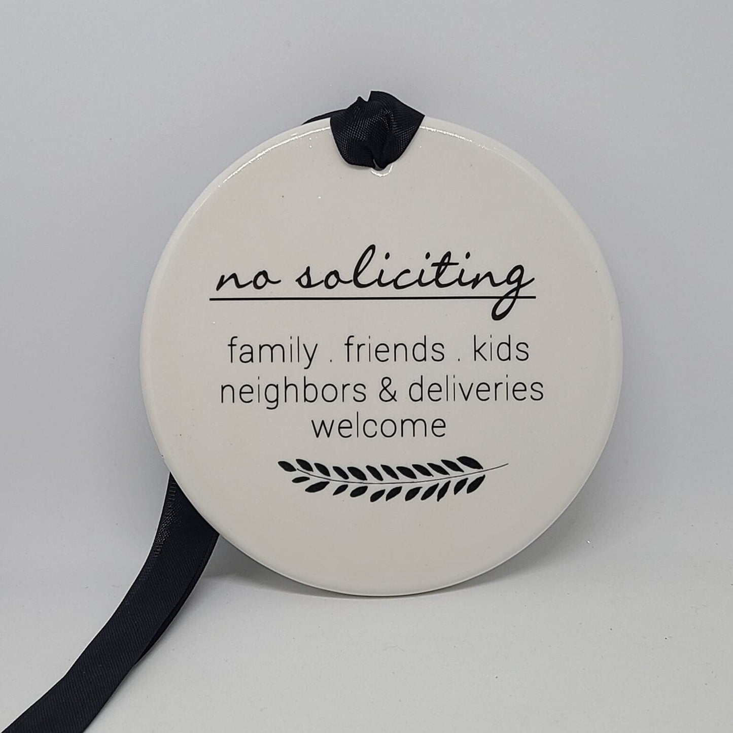 Sign: No Soliciting, Kid Friendly