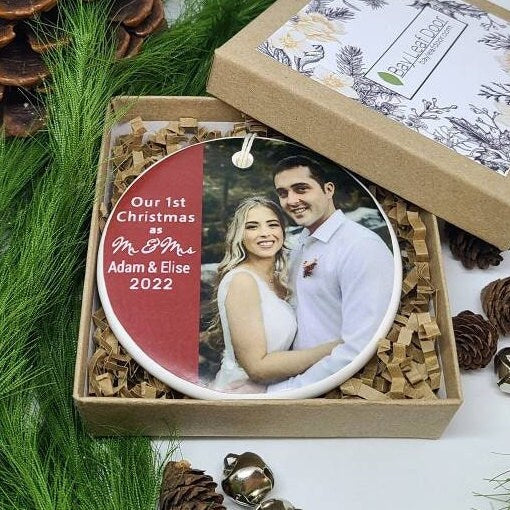 Ornament: Personalized Our first 1st Christmas Married