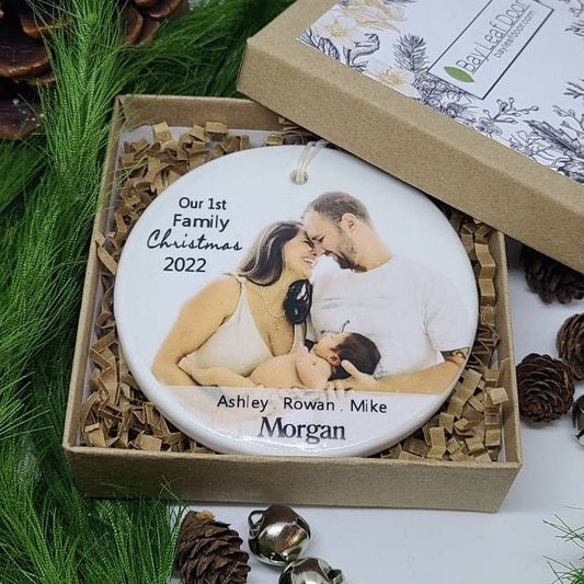Ornament: Personalized First Family Christmas, Baby