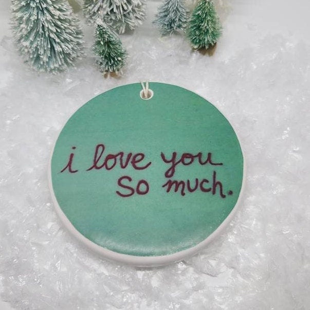 Ornament Austin, Mural, I Love You So Much Mural Ornament, Austin Gift, Austin Ornament - photo ornament of the Austin Tx mural