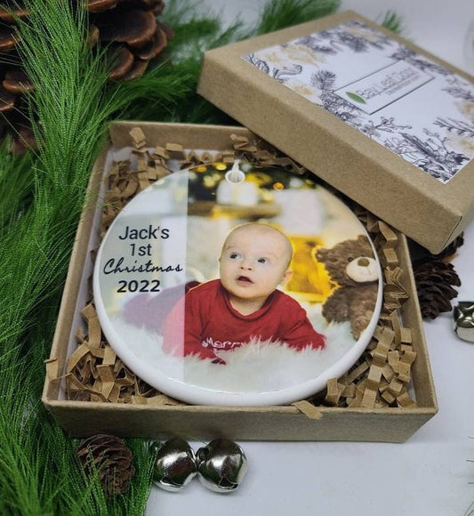 Ornament: Personalized Baby's First Christmas