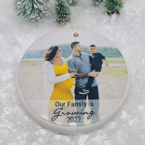 Ornament: Personalized Growing Family, Expecting