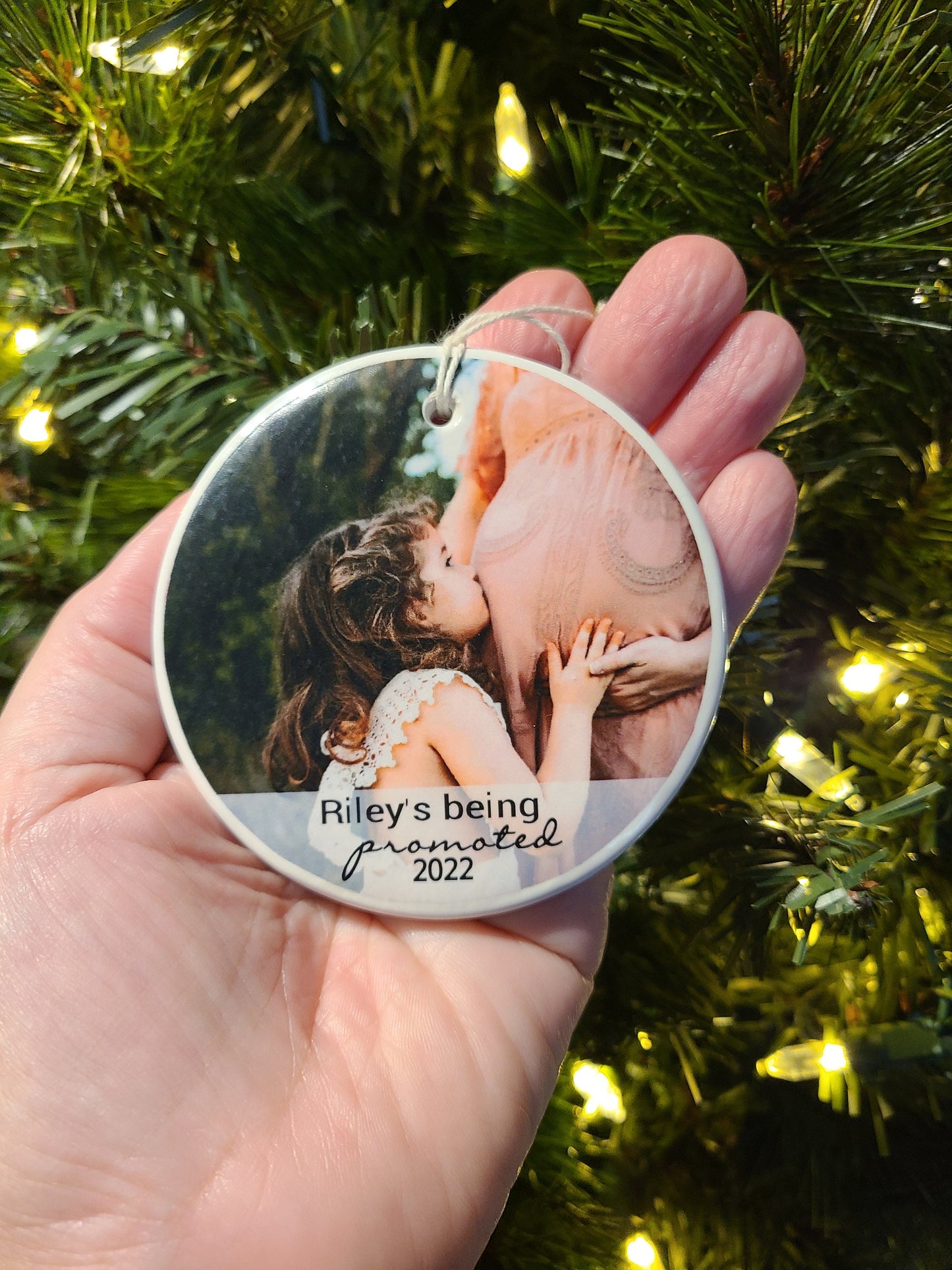 Ornament: Personalized Promoted Big Sister or Big Brother, Expecting