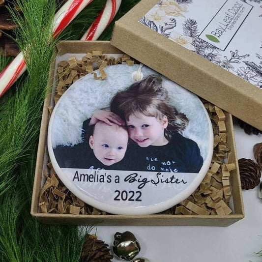 Ornament: Personalized Big Sister or Big Brother, Sibling