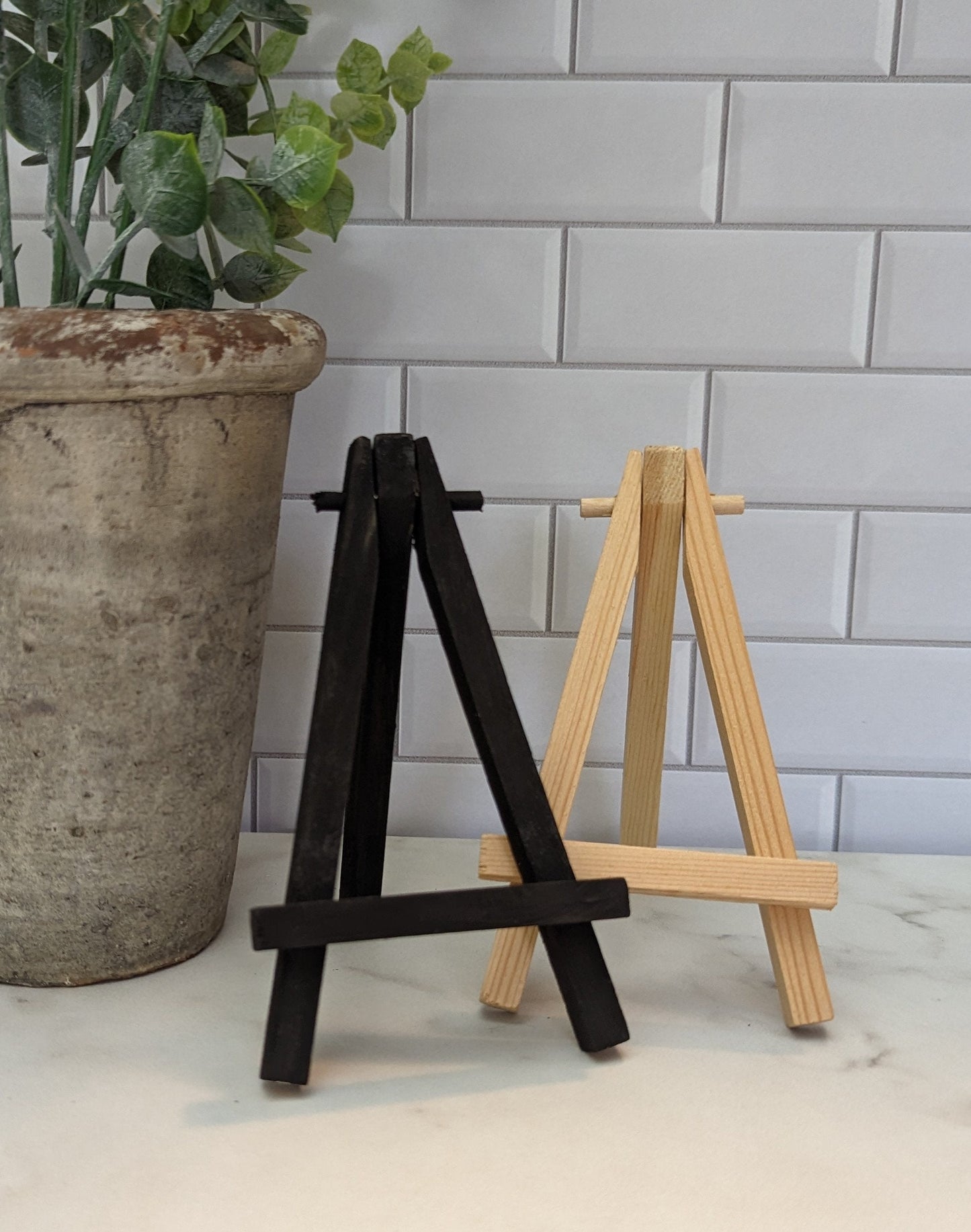 Coffee Bar sign, easel sign, fresh brewed coffee tile sign - easel included, your color choice
