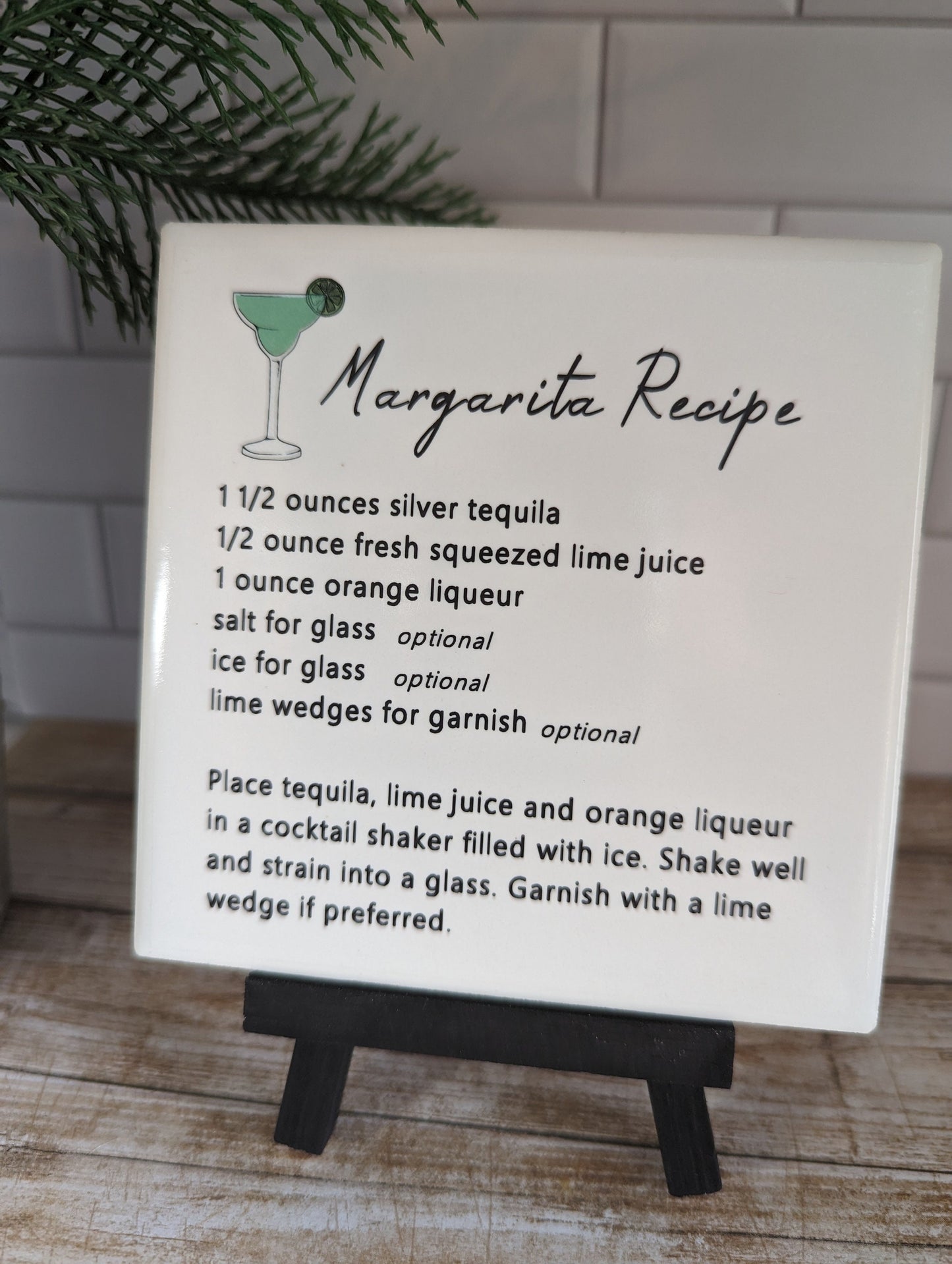 Easel Sign: Personalized Recipe, Food or Drink