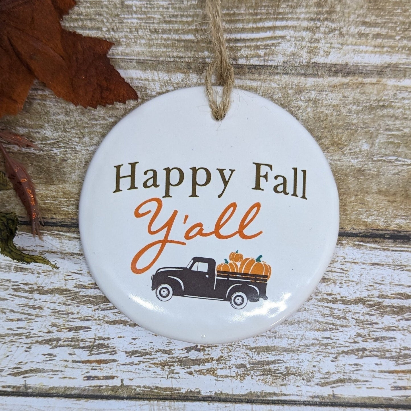 Sign: Thanksgiving, Happy Fall Y'all