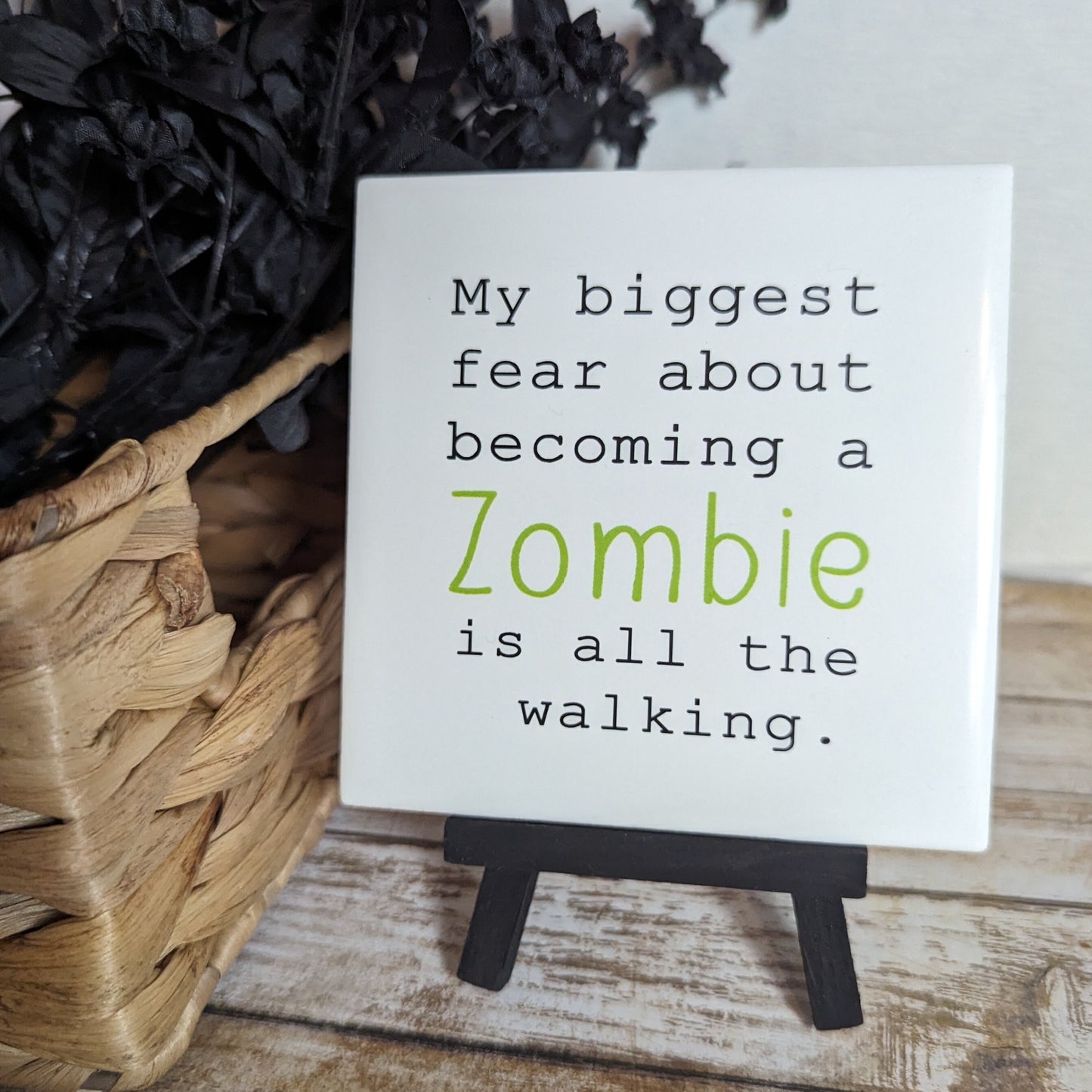 Easel Sign: Halloween, Zombie