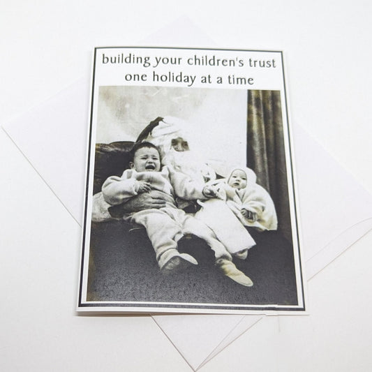 Card: Funny Christmas, Trust