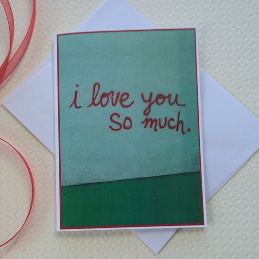 Card: Austin Tx, I Love You So Much Mural