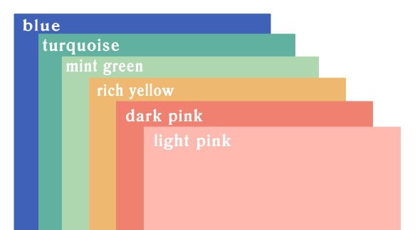 Teacher Card - big heart - your color choice