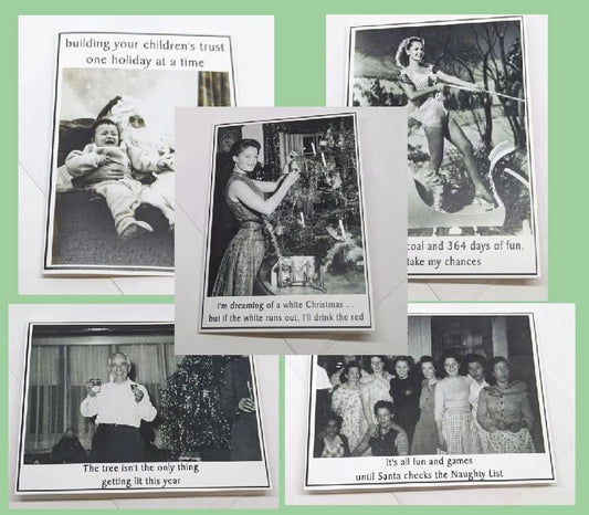 Card Set: Funny Christmas, All Five