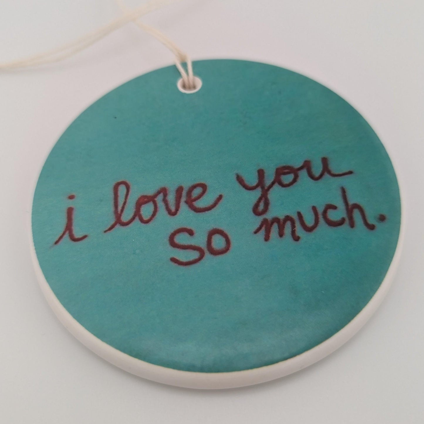 Ornament Austin, Mural, I Love You So Much Mural Ornament, Austin Gift, Austin Ornament - photo ornament of the Austin Tx mural