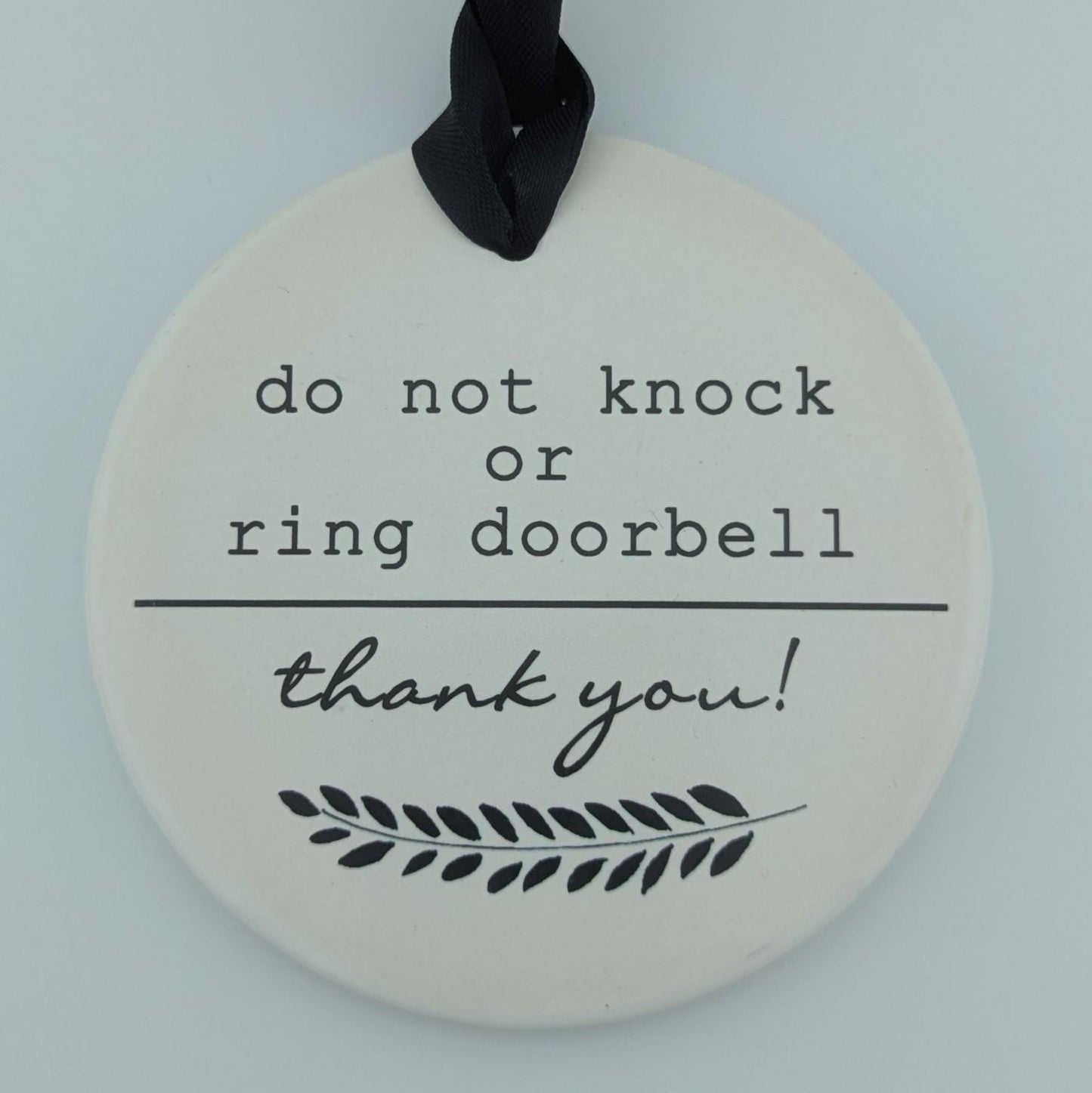 Sign Do not knock or ring doorbell, No Soliciting Sign - different sizes available