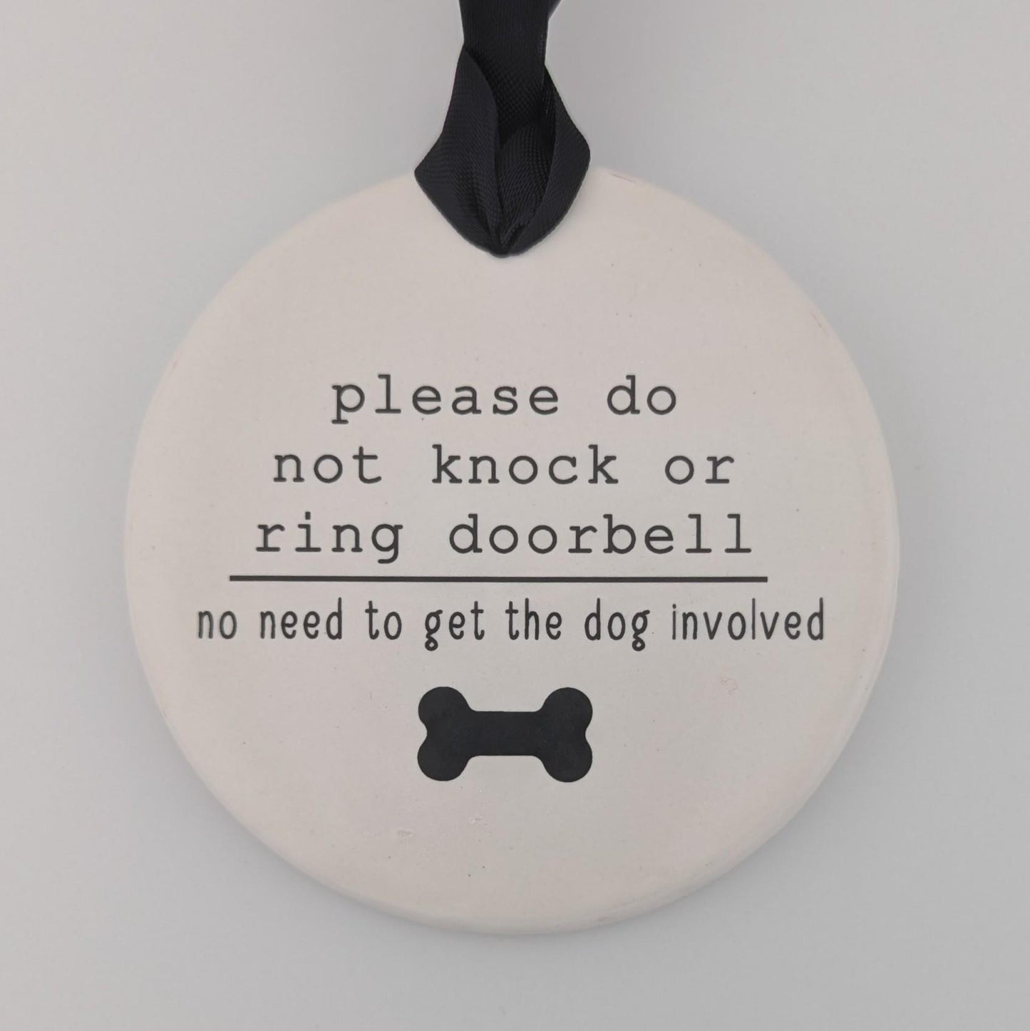 Sign: No Soliciting, Dog or Dogs