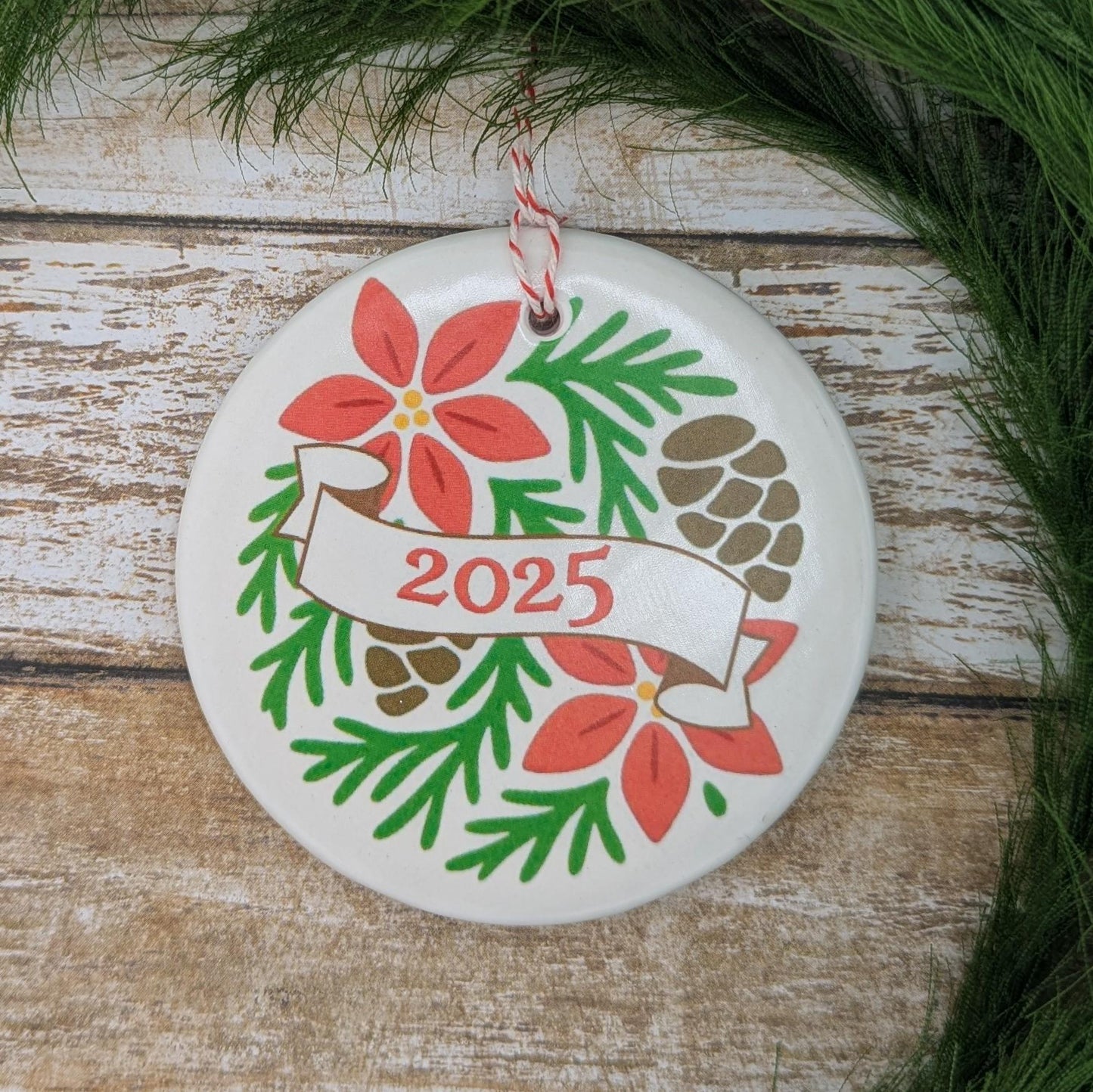 Ornament: Year design, current year