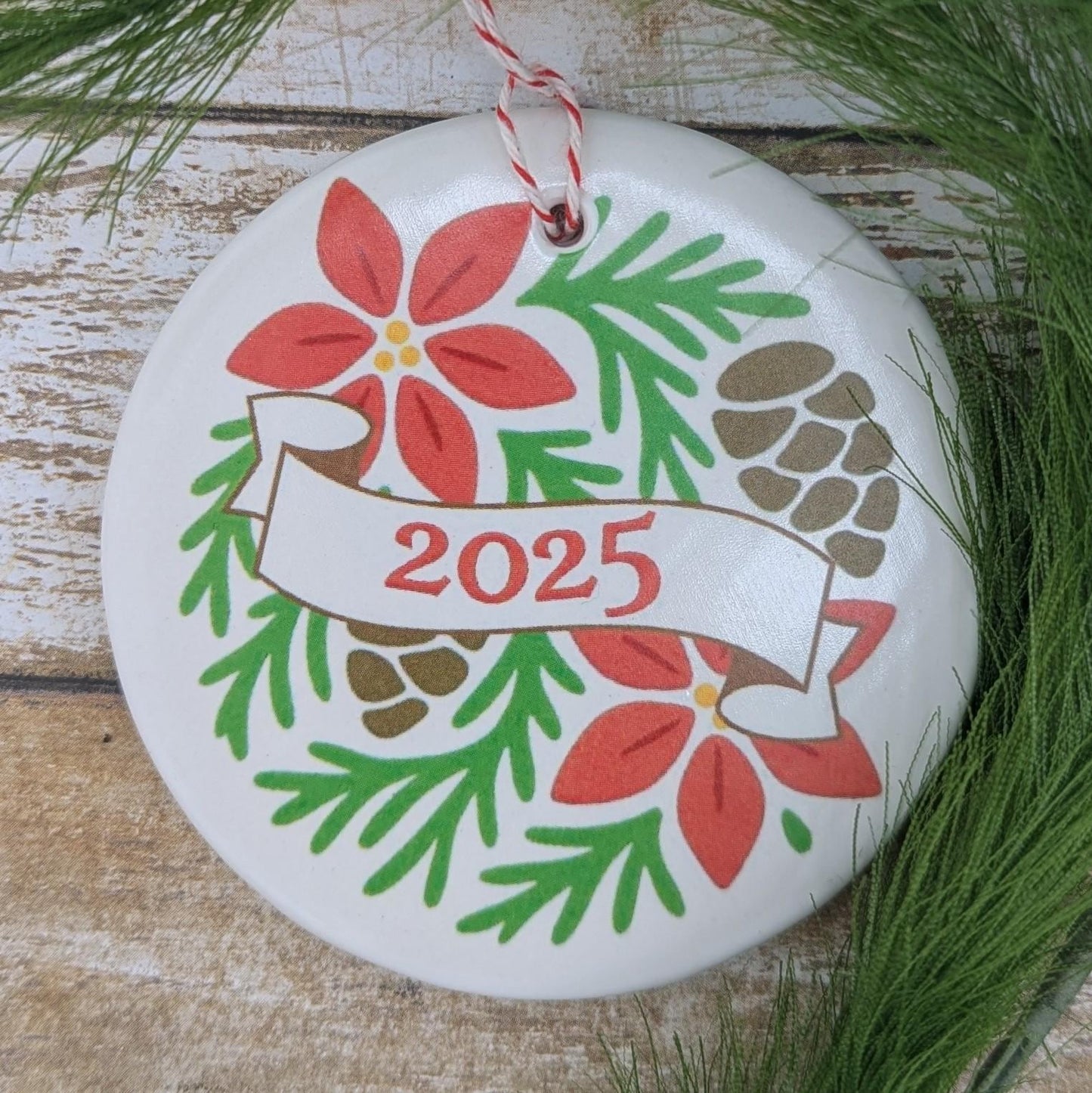 Ornament: Year design, current year