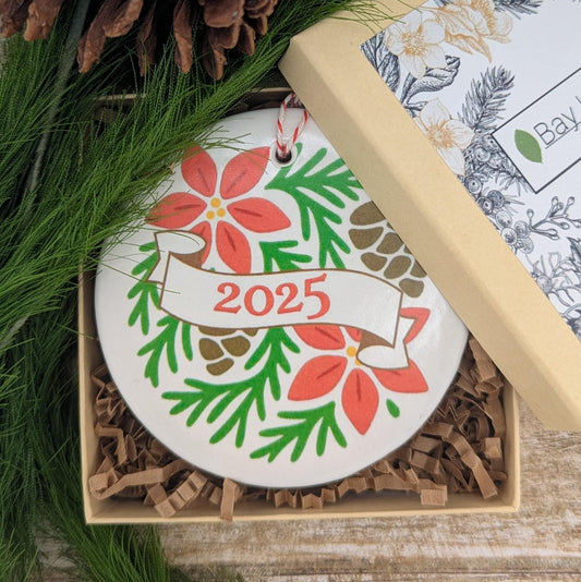Ornament: Year design, current year