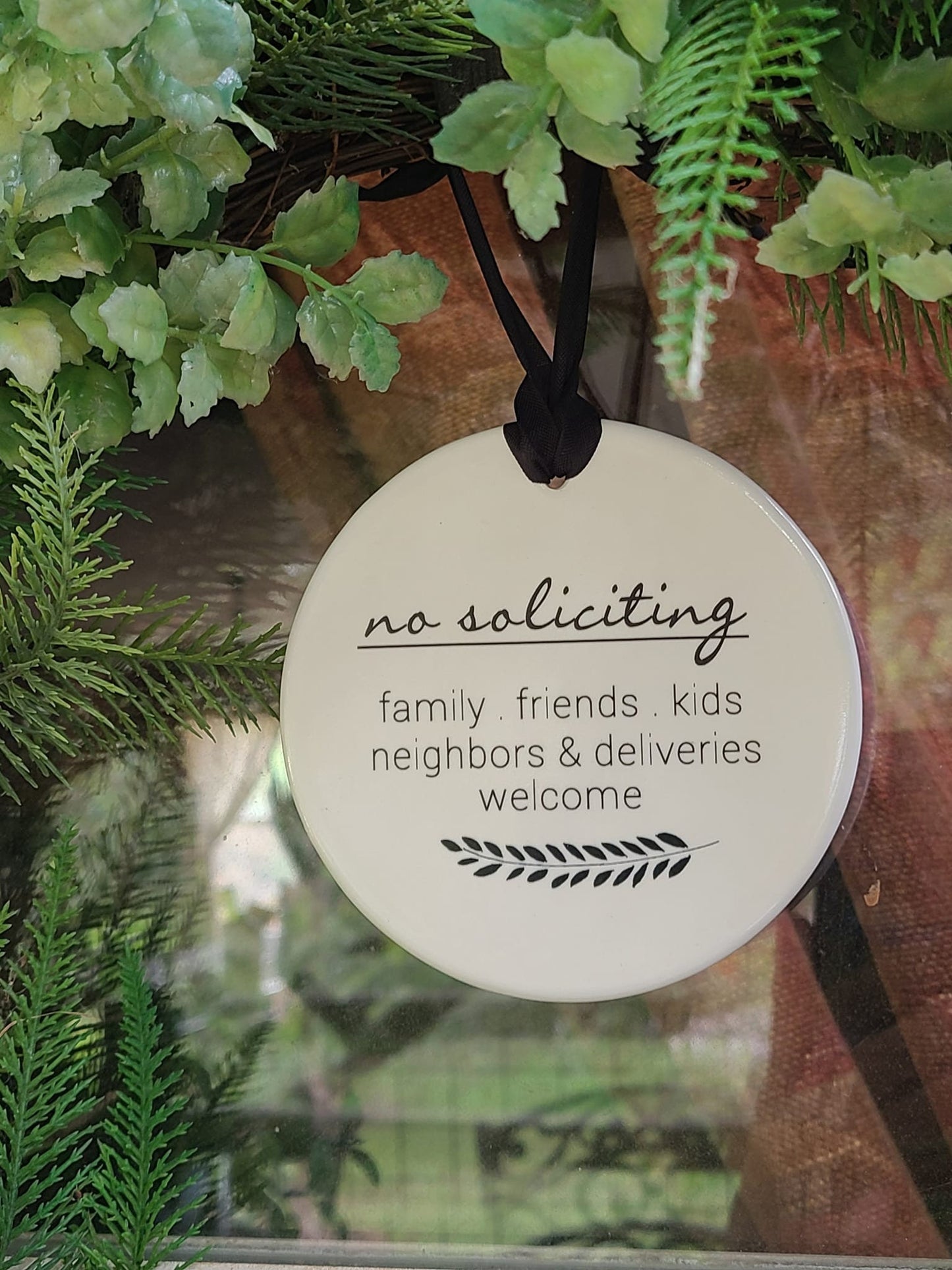 Sign: No Soliciting, Thank You