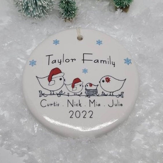 Ornament Family Name, Custom, Personalized Ornament, Family Ornament - your family name