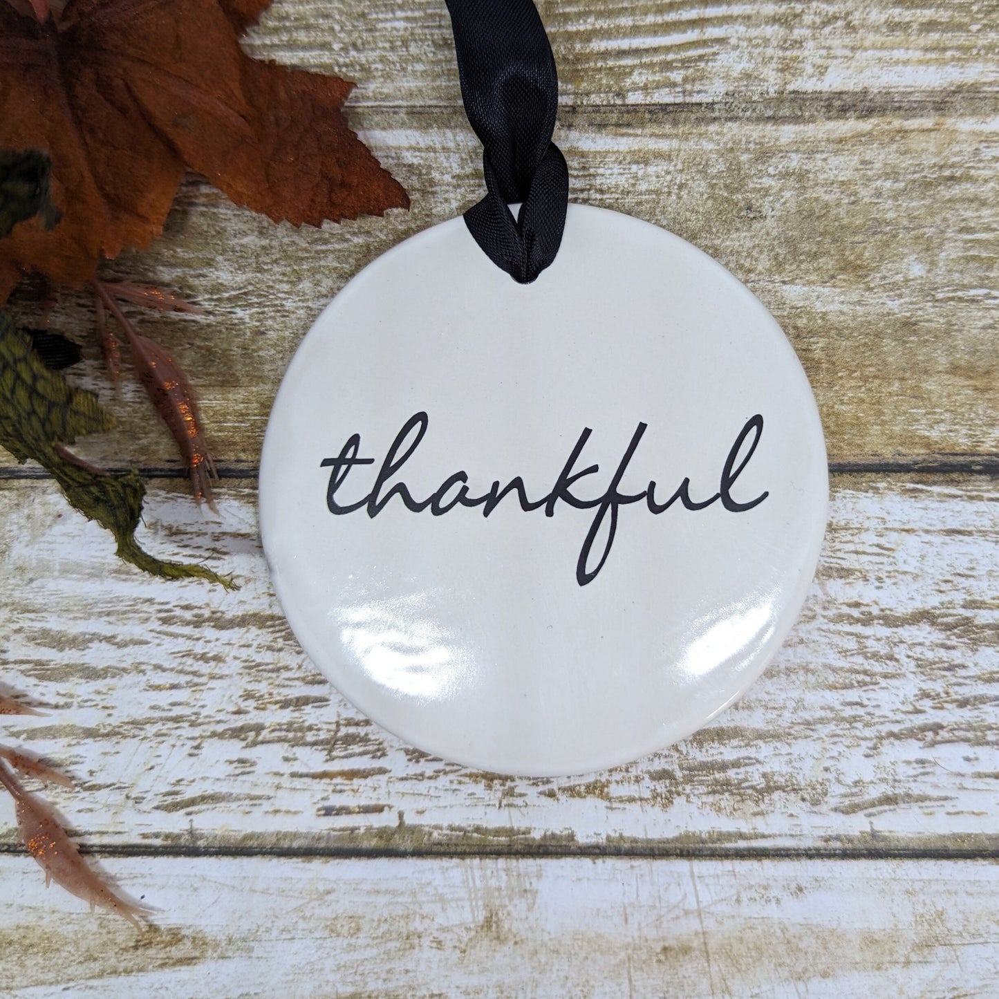 Sign Ceramic thankful sign - different sizes to choose from