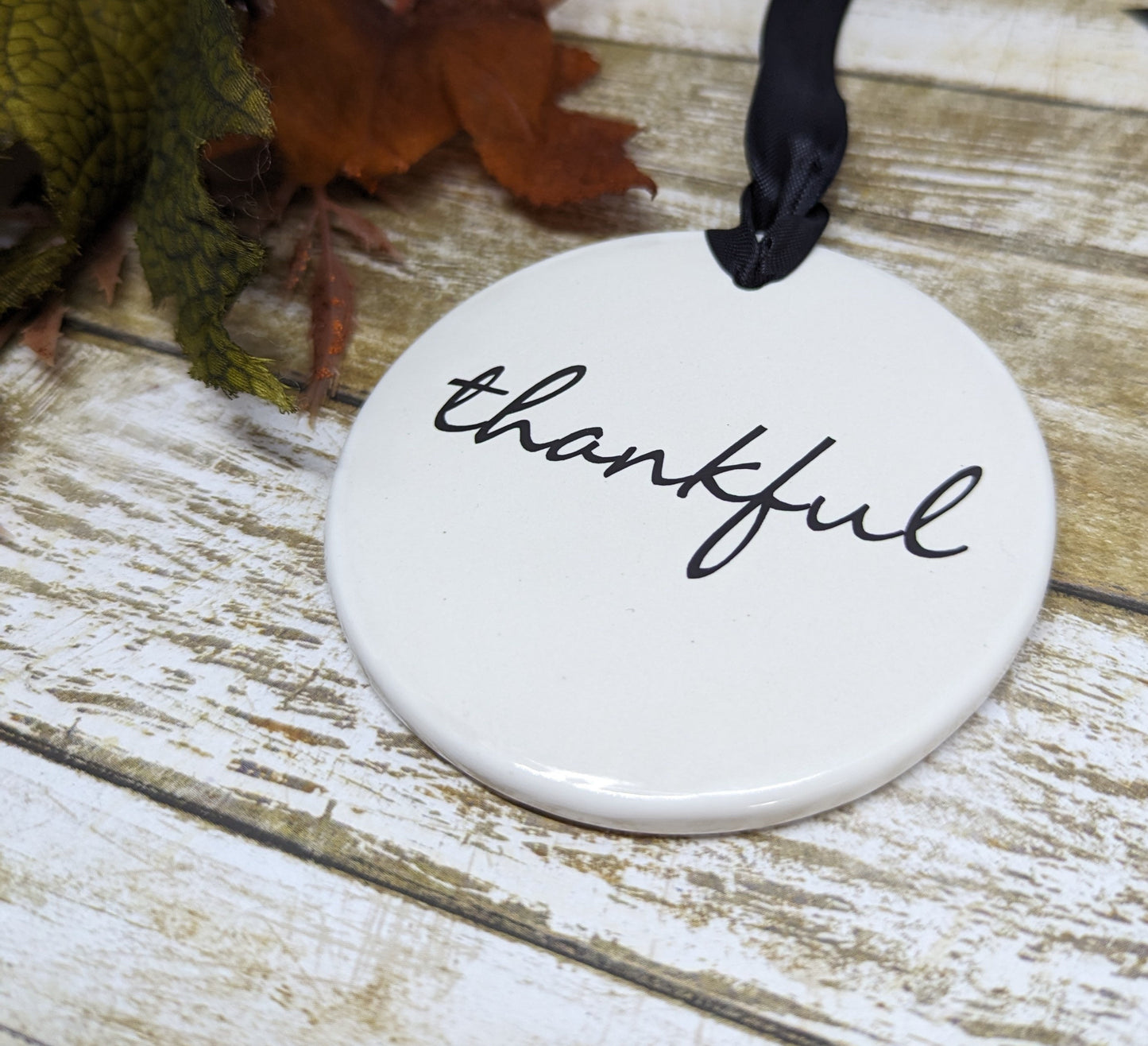 Sign Ceramic thankful sign - different sizes to choose from