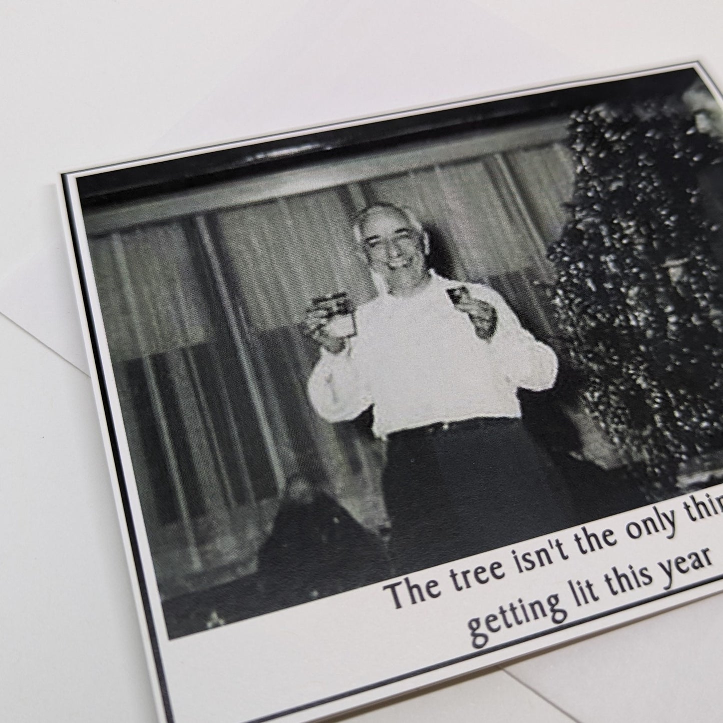 Card: Funny Christmas, Coal