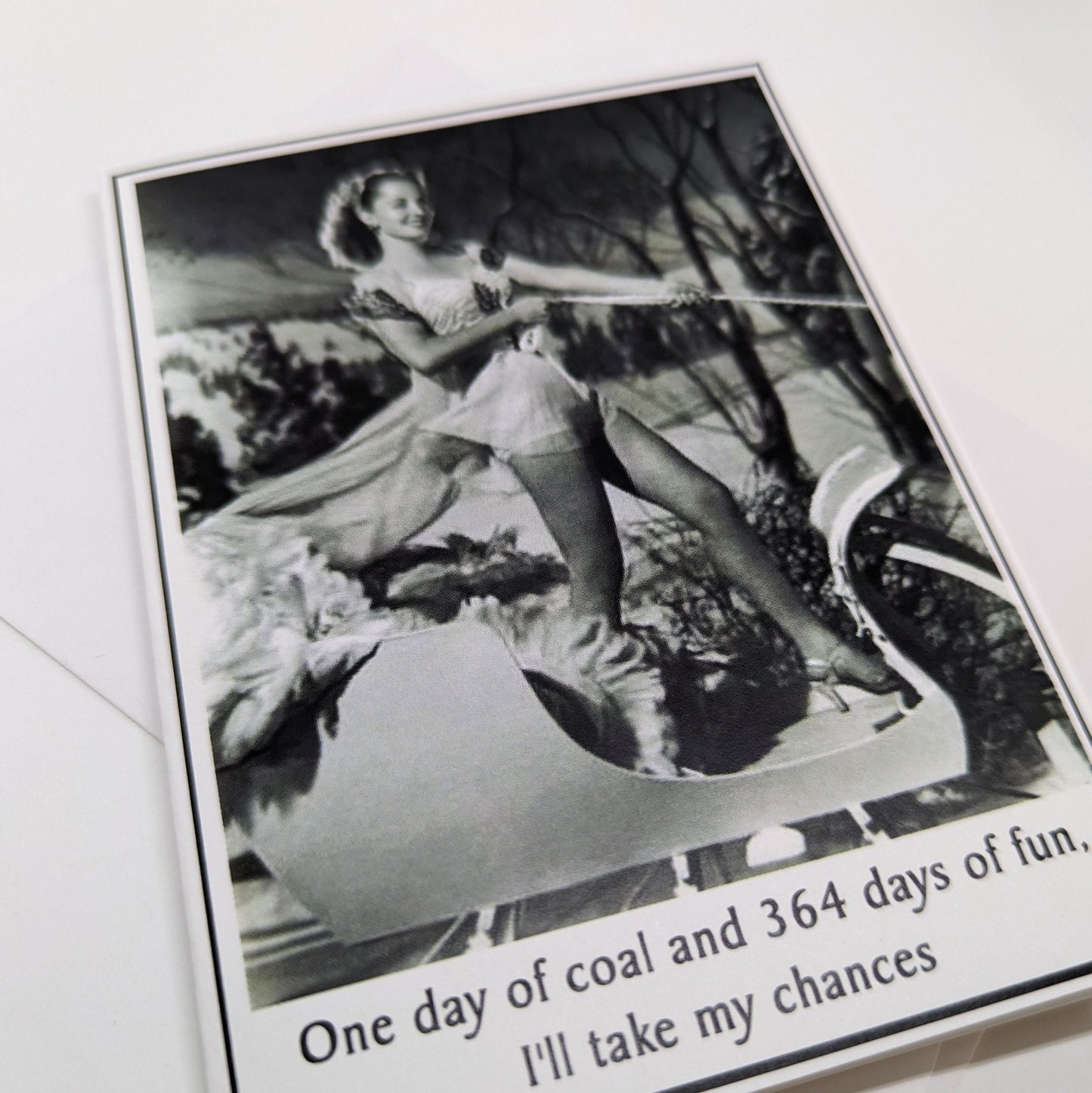 Card: Funny Christmas, Wine