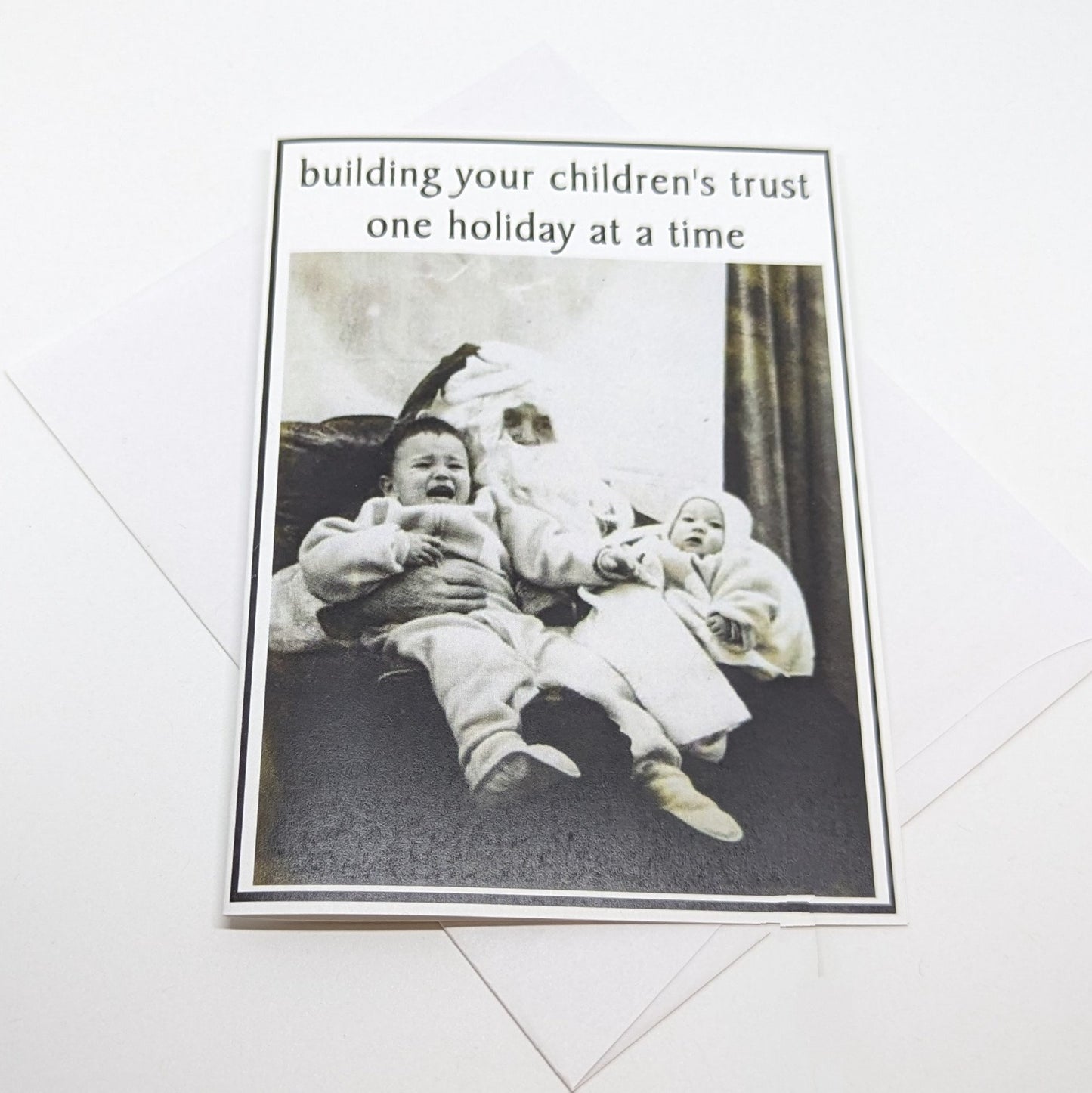 Card: Funny Christmas, Lit