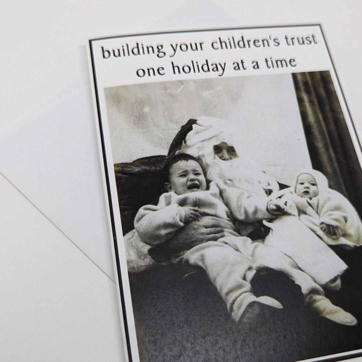 Card: Funny Christmas, Naughty List