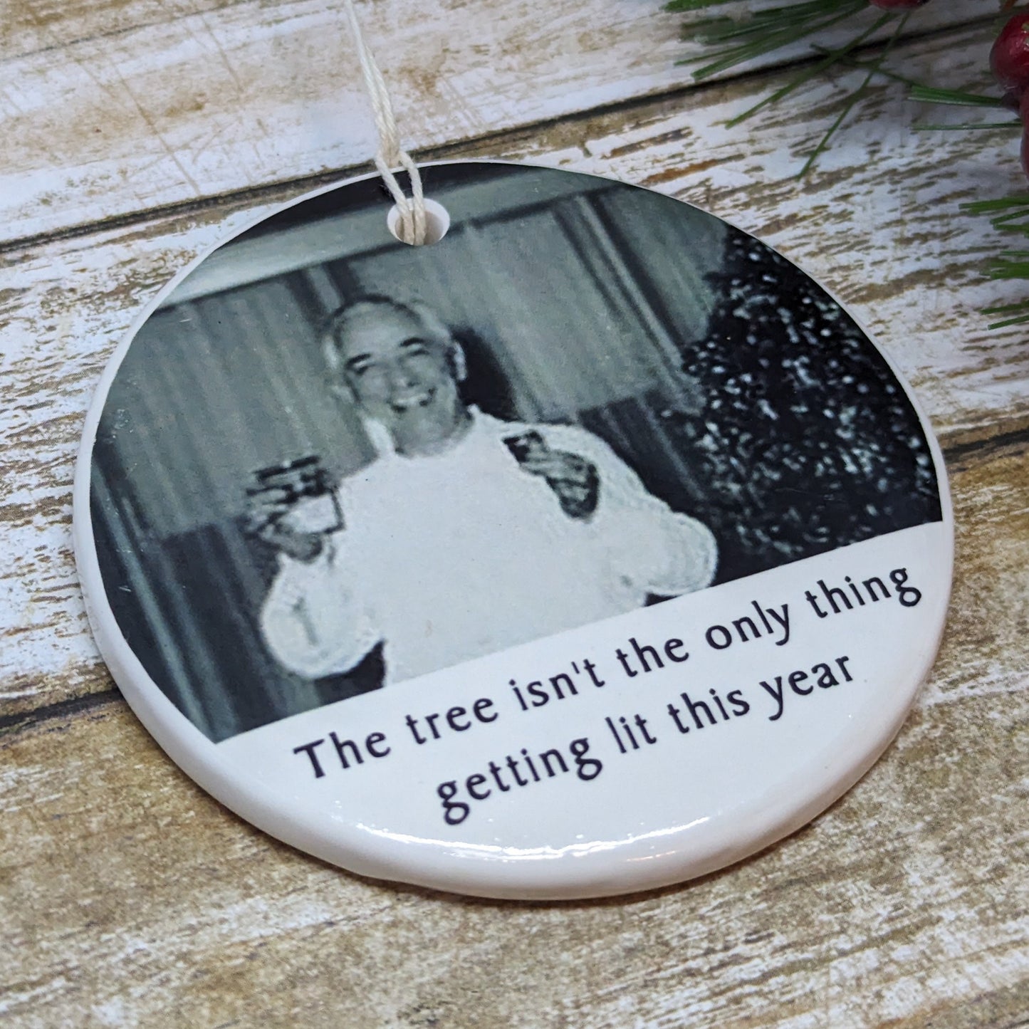 Ornament: Funny Christmas, Lit