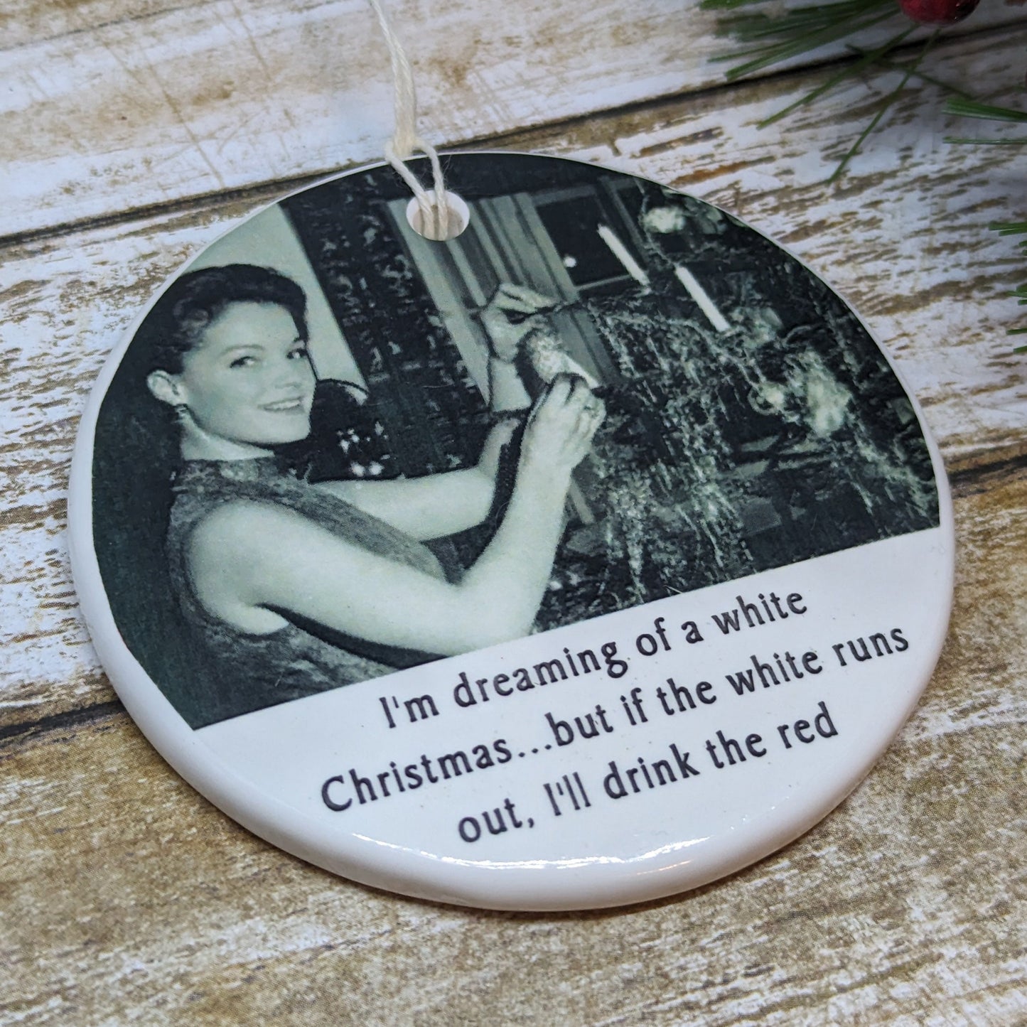 Ornament: Funny Christmas, Naughty List