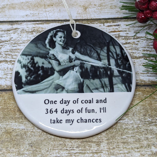 Ornament Snarky, Funny, Wine, Naughty List Christmas Ornament, Snarky Ornament, Vintage Style Ornament - 5 design choices