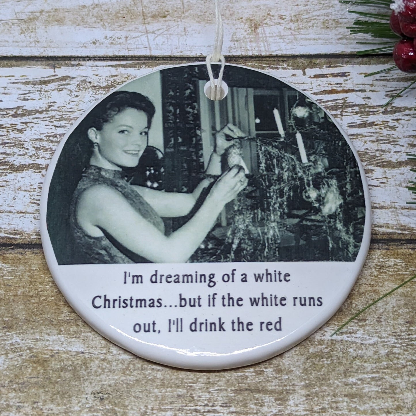Ornament: Funny Christmas, Naughty List