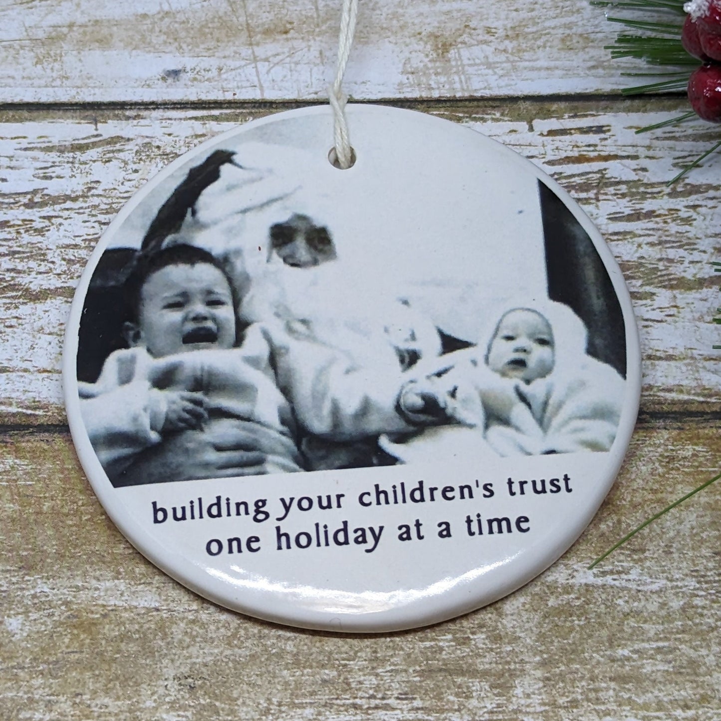 Ornament: Funny Christmas, Trust