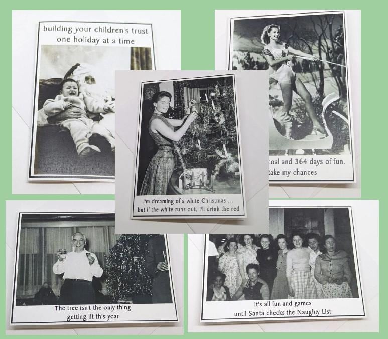 Card Set: Funny Christmas, All Five
