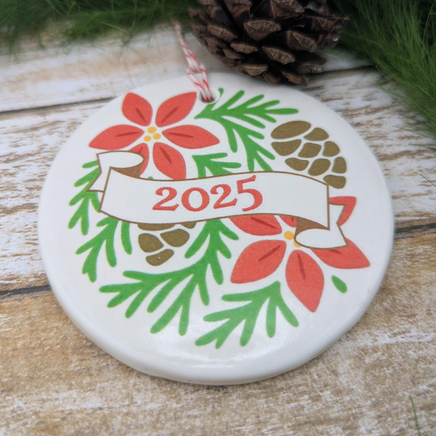 Ornament: Year design, current year