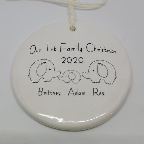 Ornament Family Name, Custom, Personalized Ornament, Family Ornament - your family name