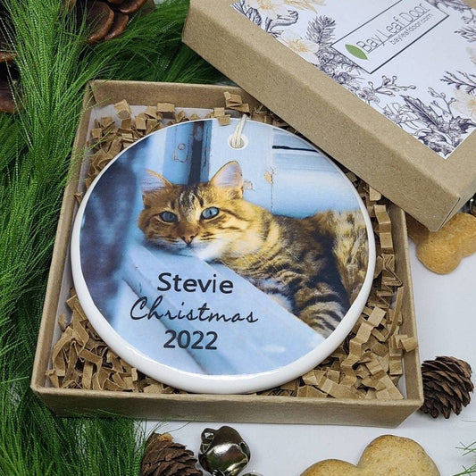 Personalized Dog Ornament, Cat, Rescue, Pet, Reptile, Photo Ornament, Cat Ornament, Dog Ornament, Kitten, Puppy - your photo and pet's name