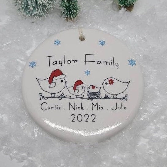 Ornament Family Name, Custom, Personalized Ornament, Family Ornament - your family name