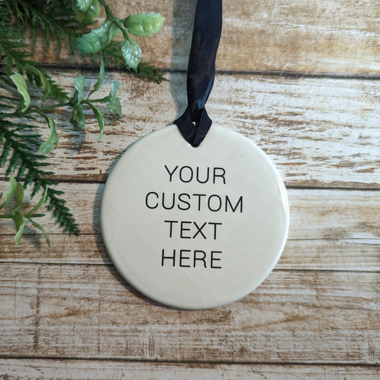 Sign Custom, Personalized Door Sign, Ceramic Sign - different sizes to choose from