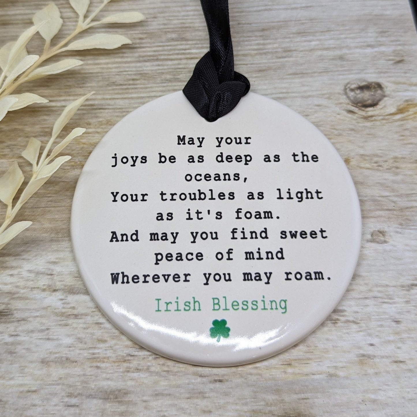 Saint Patrick's Day Irish Blessing Mini Easel Sign - different sizes available