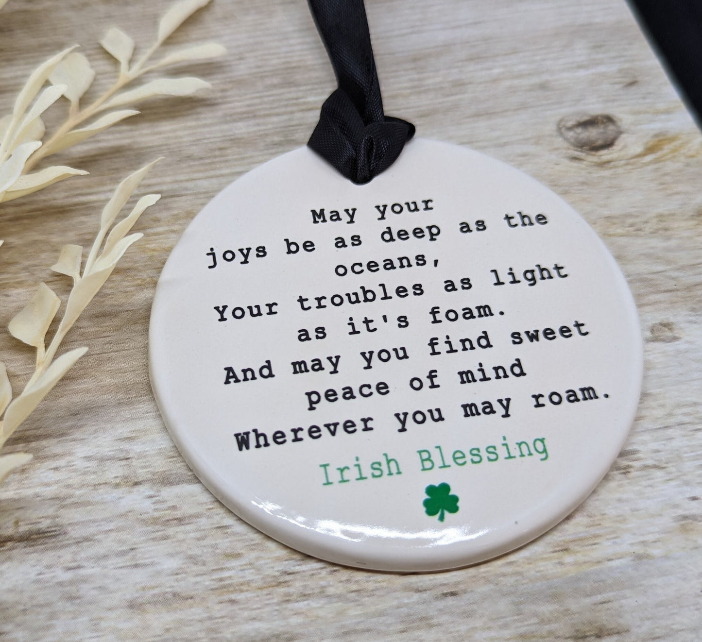 Saint Patrick's Day Irish Blessing Mini Easel Sign - different sizes available