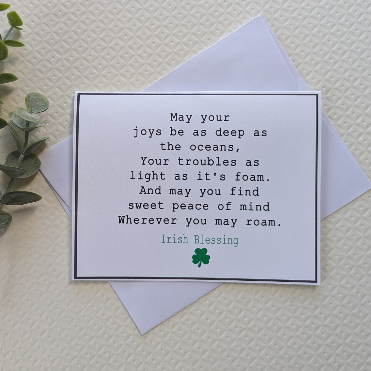Irish Proverb Greeting Card