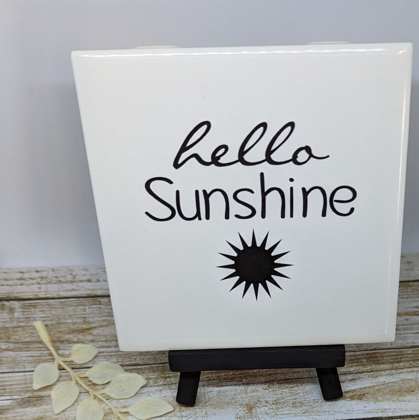 Sunshine Mini Easel Sign - easel included, your color choice
