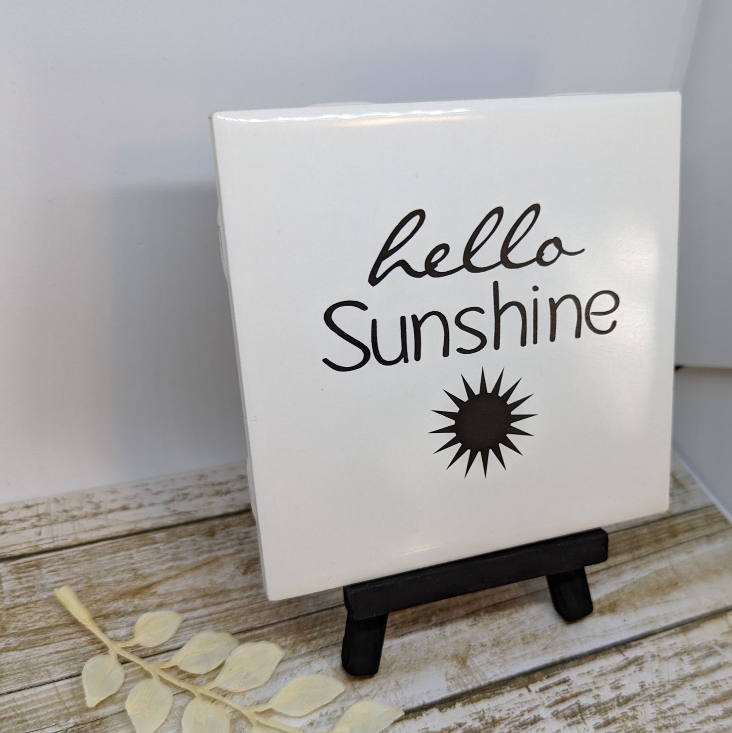 Sunshine Mini Easel Sign - easel included, your color choice